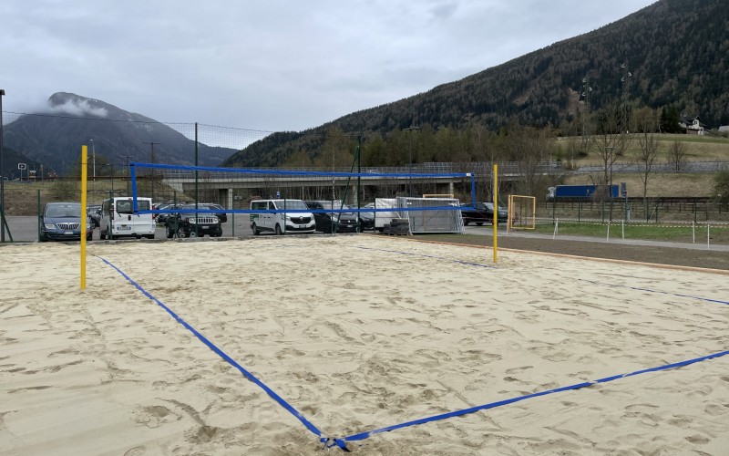 Campo di beach volley a Campo di Trens