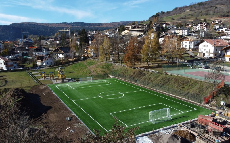 Campo da calcio Castello Molina di Fiemme