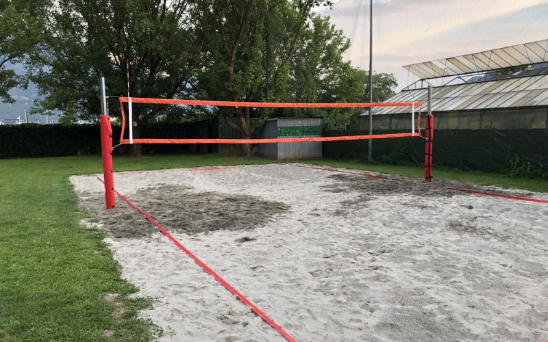 Campo da beach volley a San Giacomo (BZ)